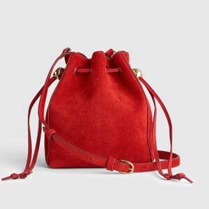 Mini Drawstring Crossbody Bucket Bag